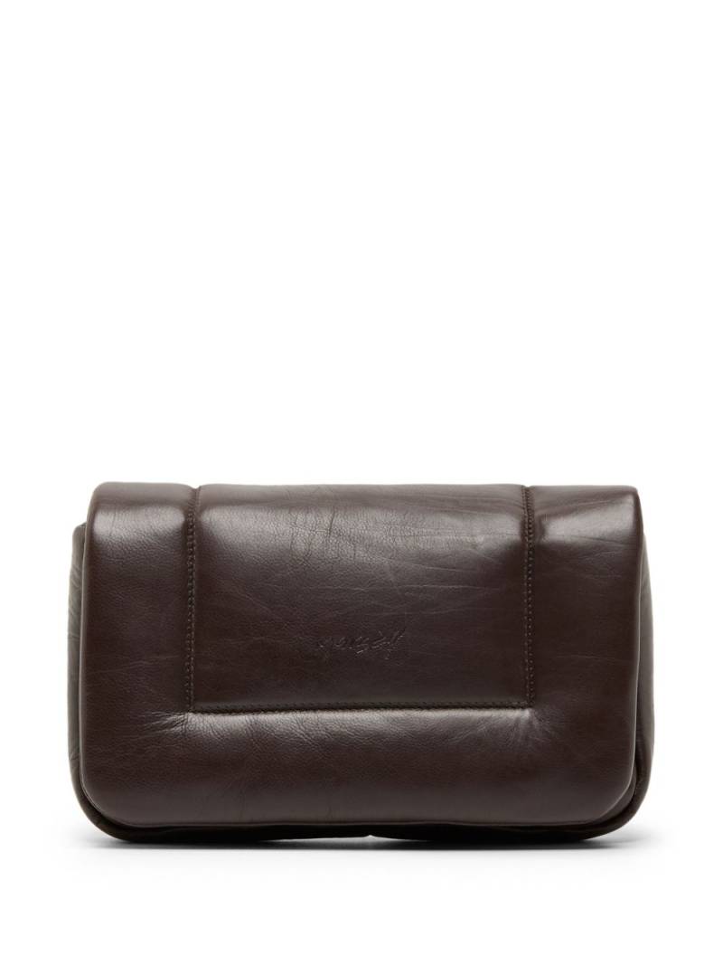 Marsèll Riquadro leather clutch bag - Brown von Marsèll