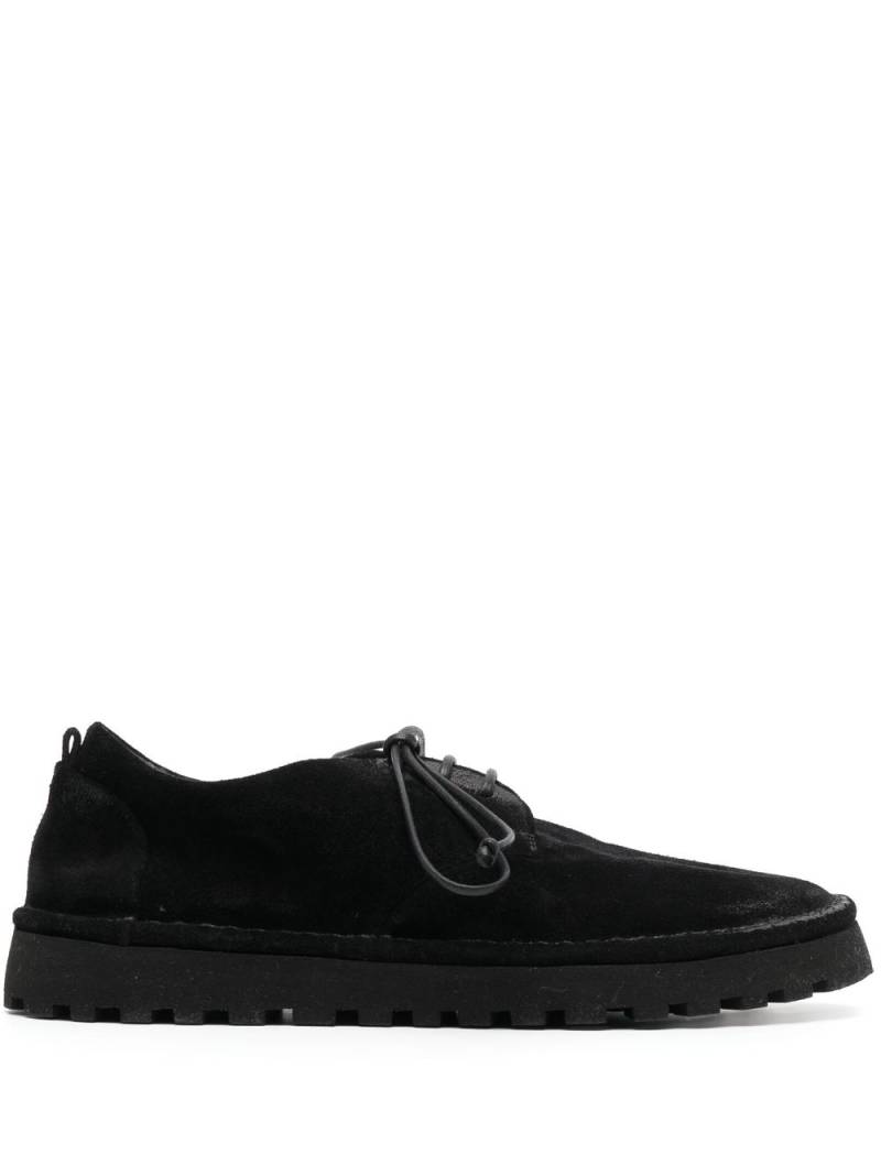 Marsèll Sancrispa Alta suede lace-up shoes - Black von Marsèll