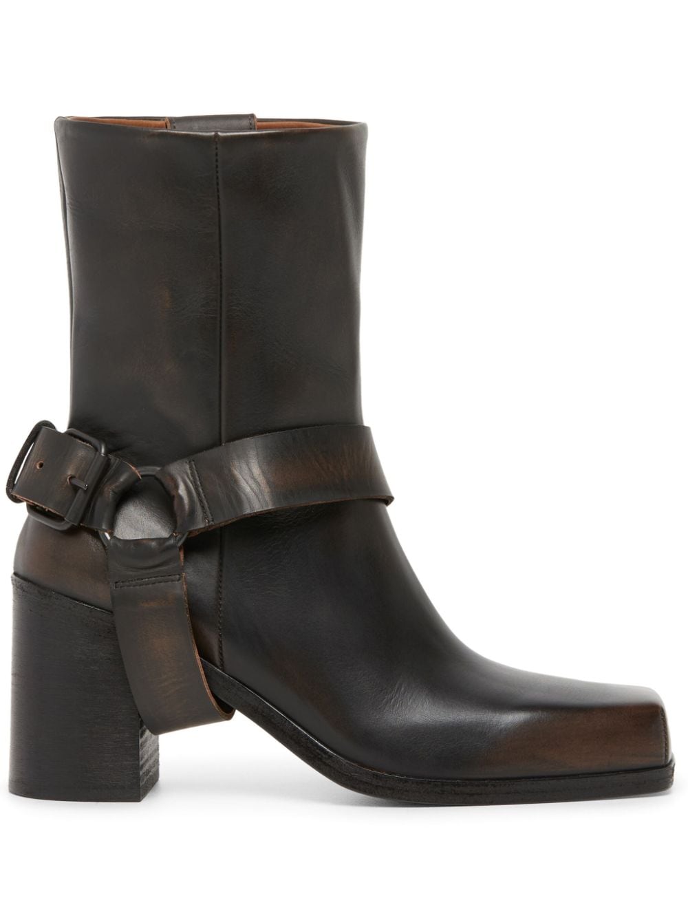 Marsèll ankle boots with decorative buckle detail - Brown von Marsèll