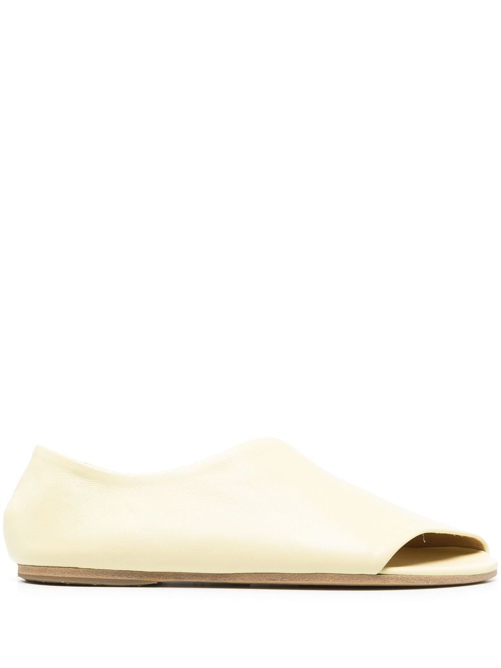 Marsèll asymmetric leather sandals - Yellow von Marsèll