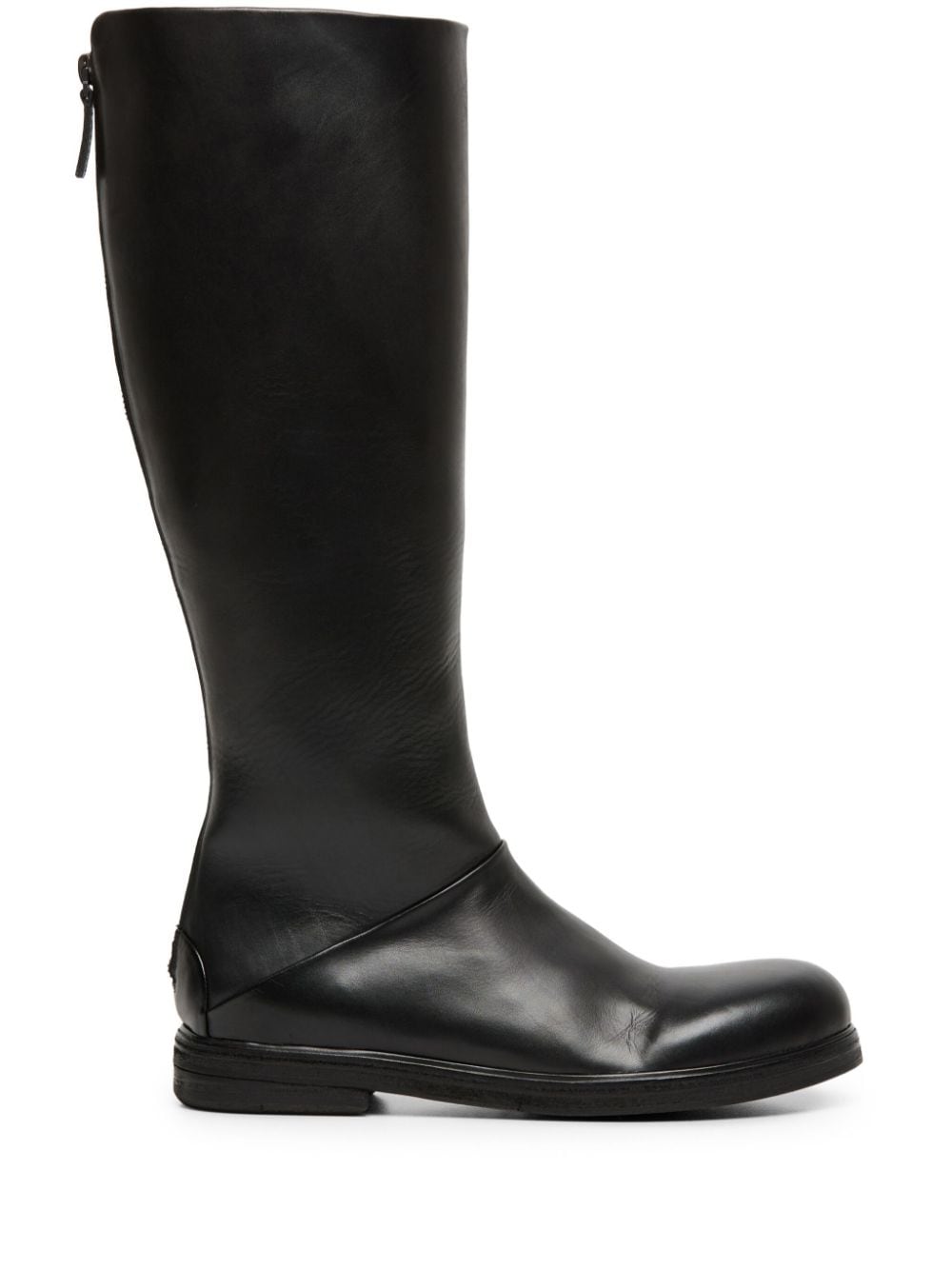 Marsèll back zip leather boots - Black von Marsèll