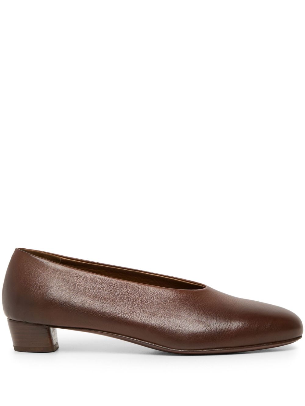 Marsèll block-heel leather pumps - Brown von Marsèll