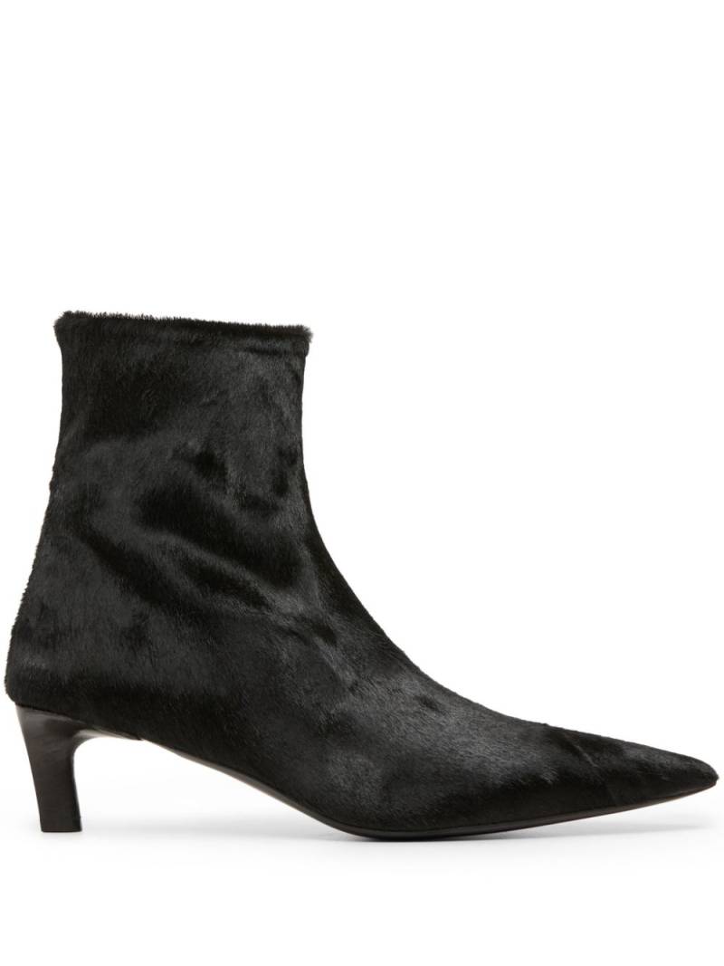 Marsèll calf hair pointed toe boots - Black von Marsèll