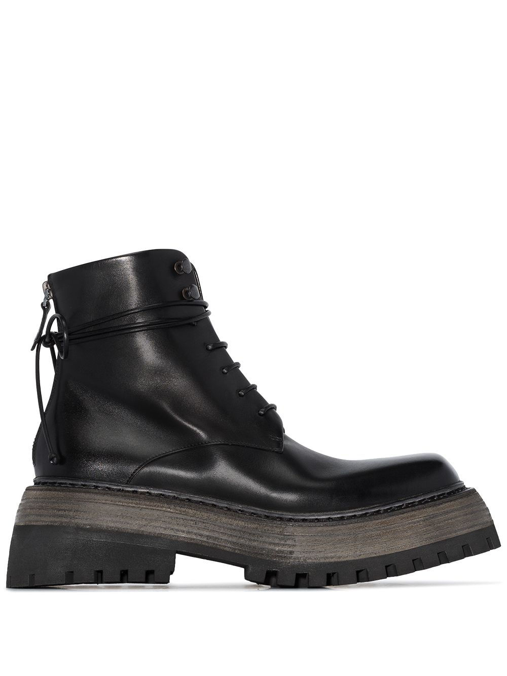 Marsèll chunky combat boots - Black von Marsèll