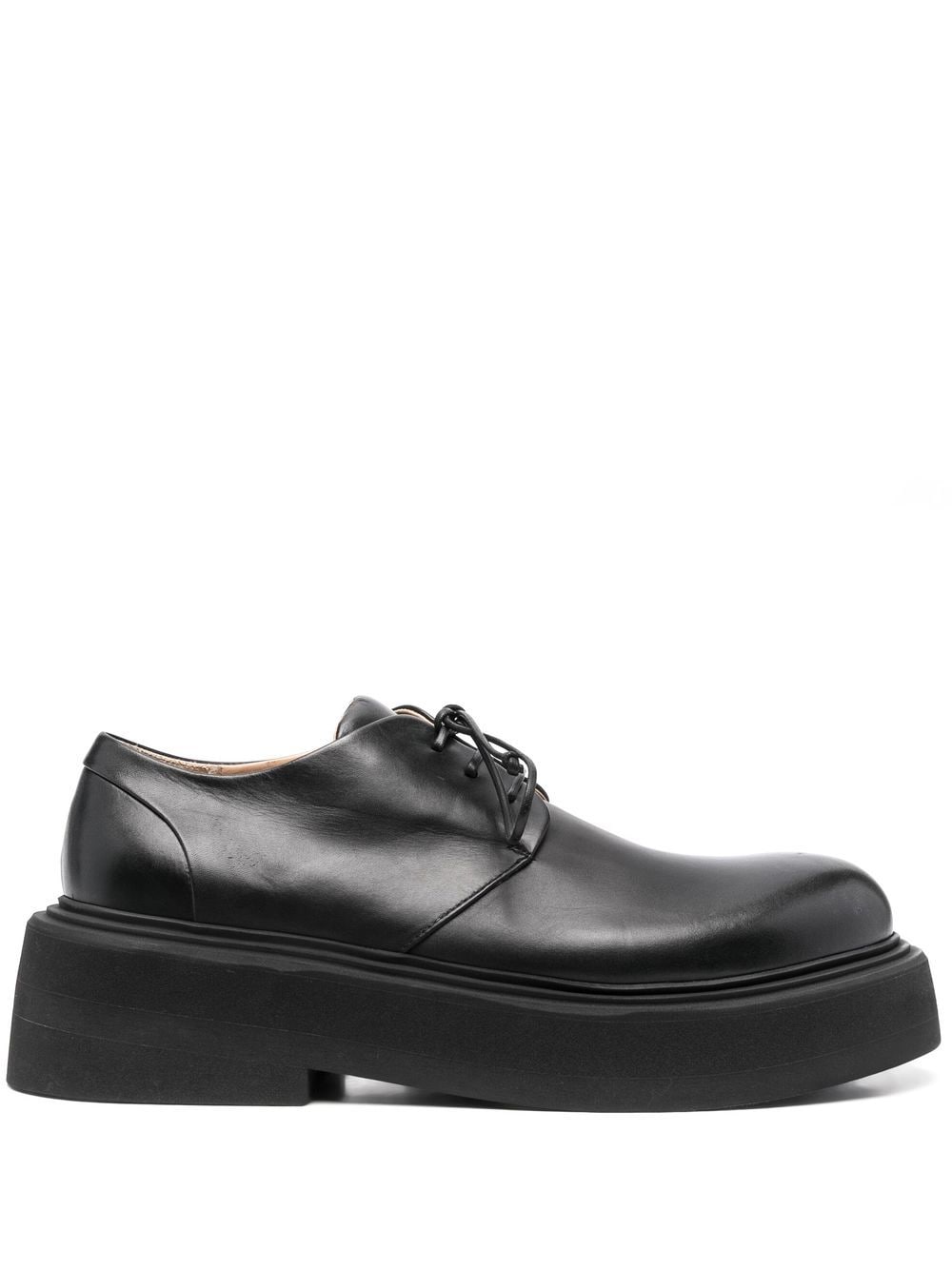 Marsèll chunky-heel leather derby shoes - Black von Marsèll