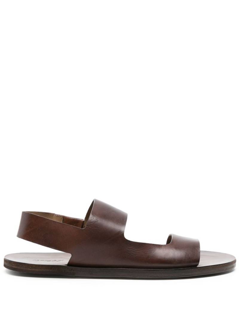 Marsèll double-strap leather sandals - Brown von Marsèll