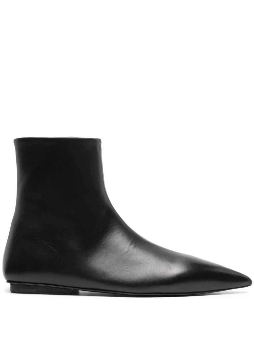 Marsèll flat leather boots - Black von Marsèll