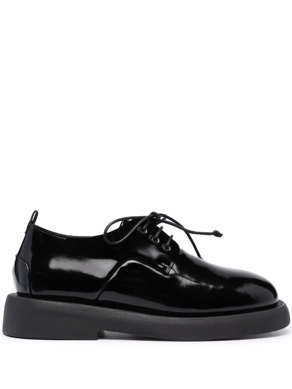 Marsèll high-shine lace-up leather shoes - Black von Marsèll