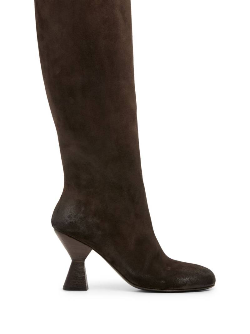 Marsèll knee-high suede boots - Brown von Marsèll