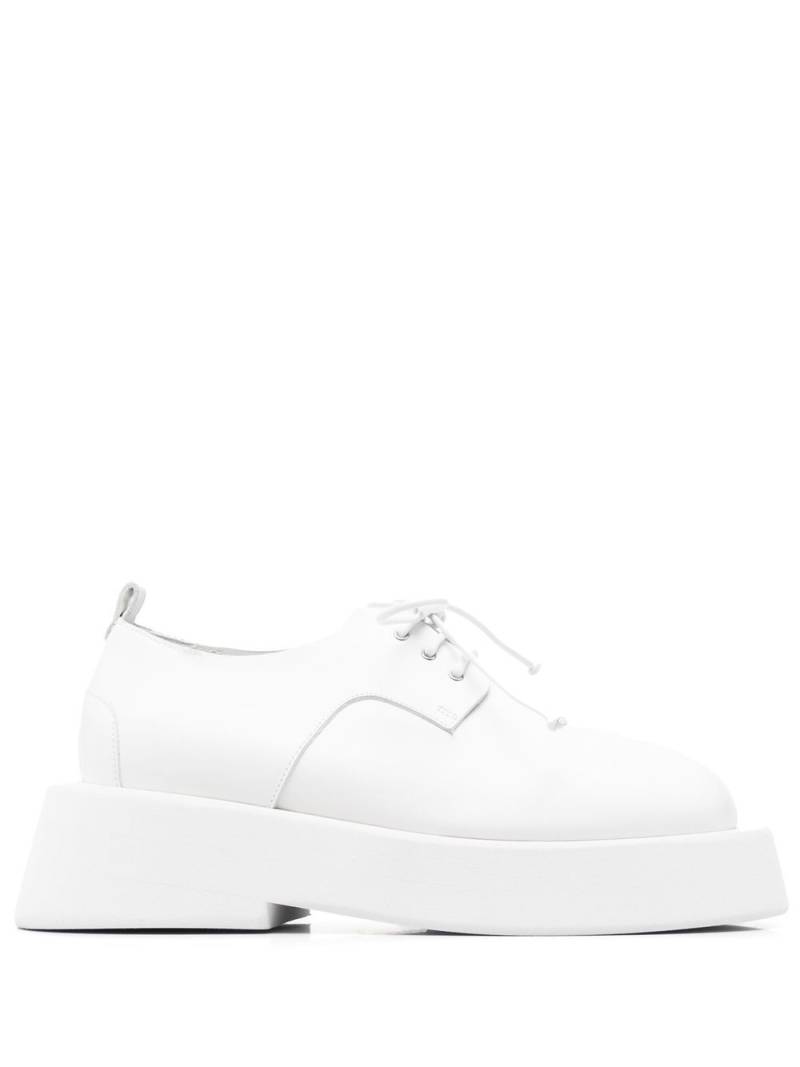 Marsèll lace-up chunky leather brogues - White von Marsèll