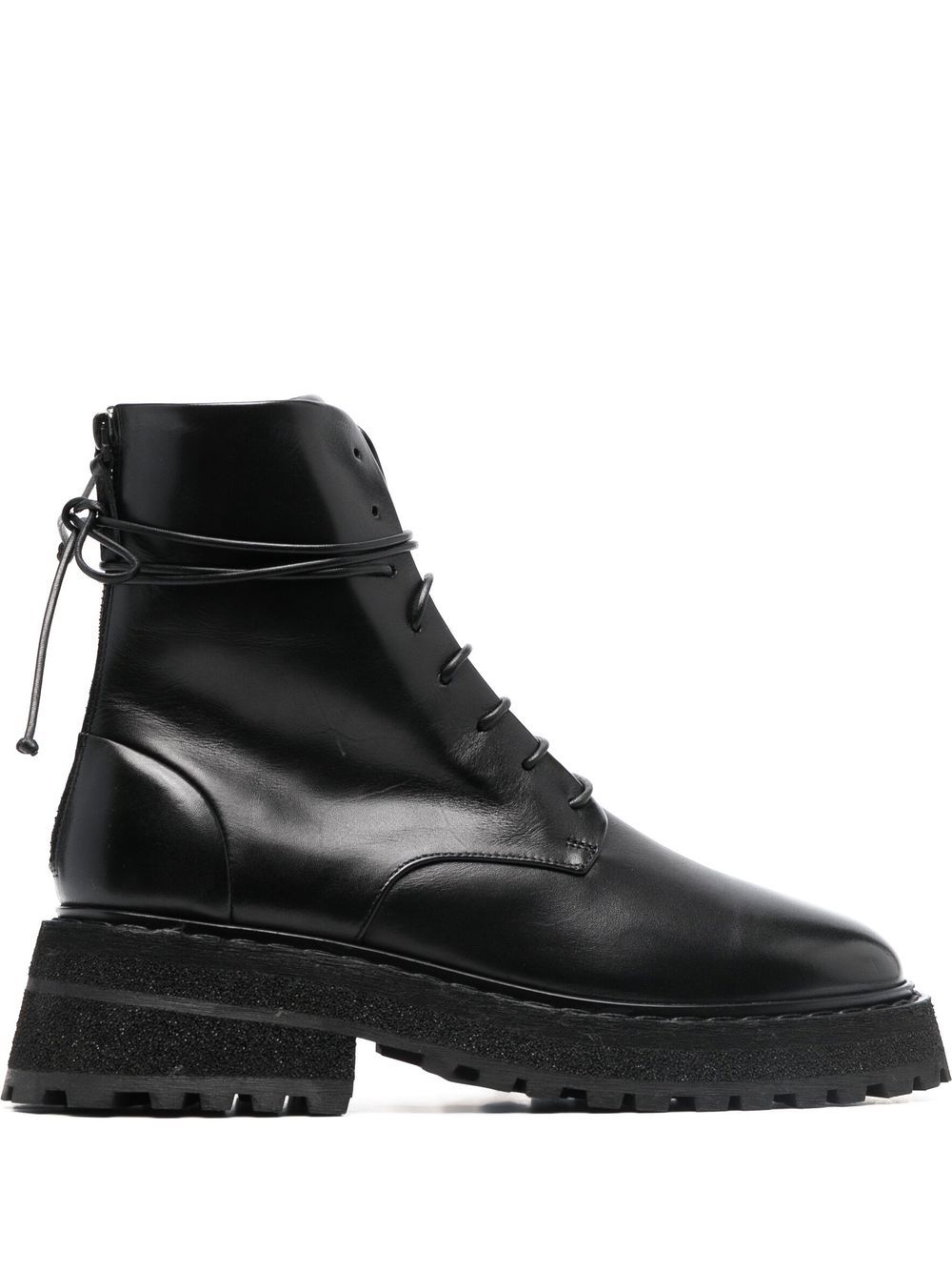 Marsèll lace-up leather ankle boots - Black von Marsèll