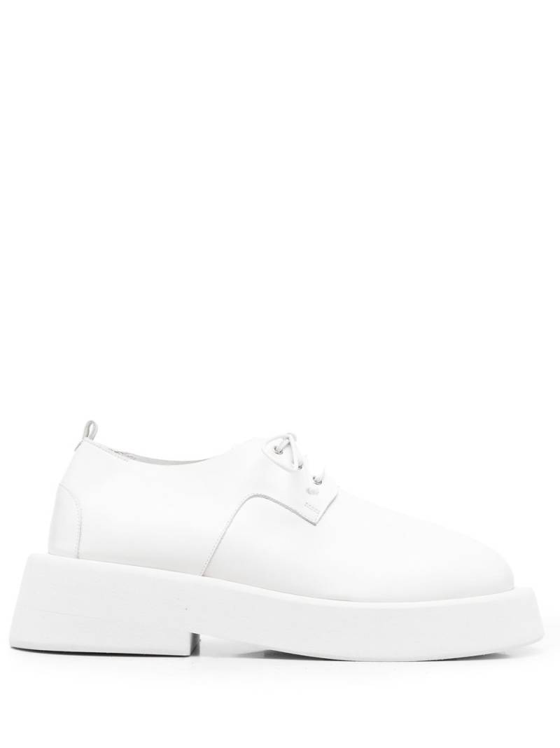 Marsèll lace-up leather derby shoes - White von Marsèll