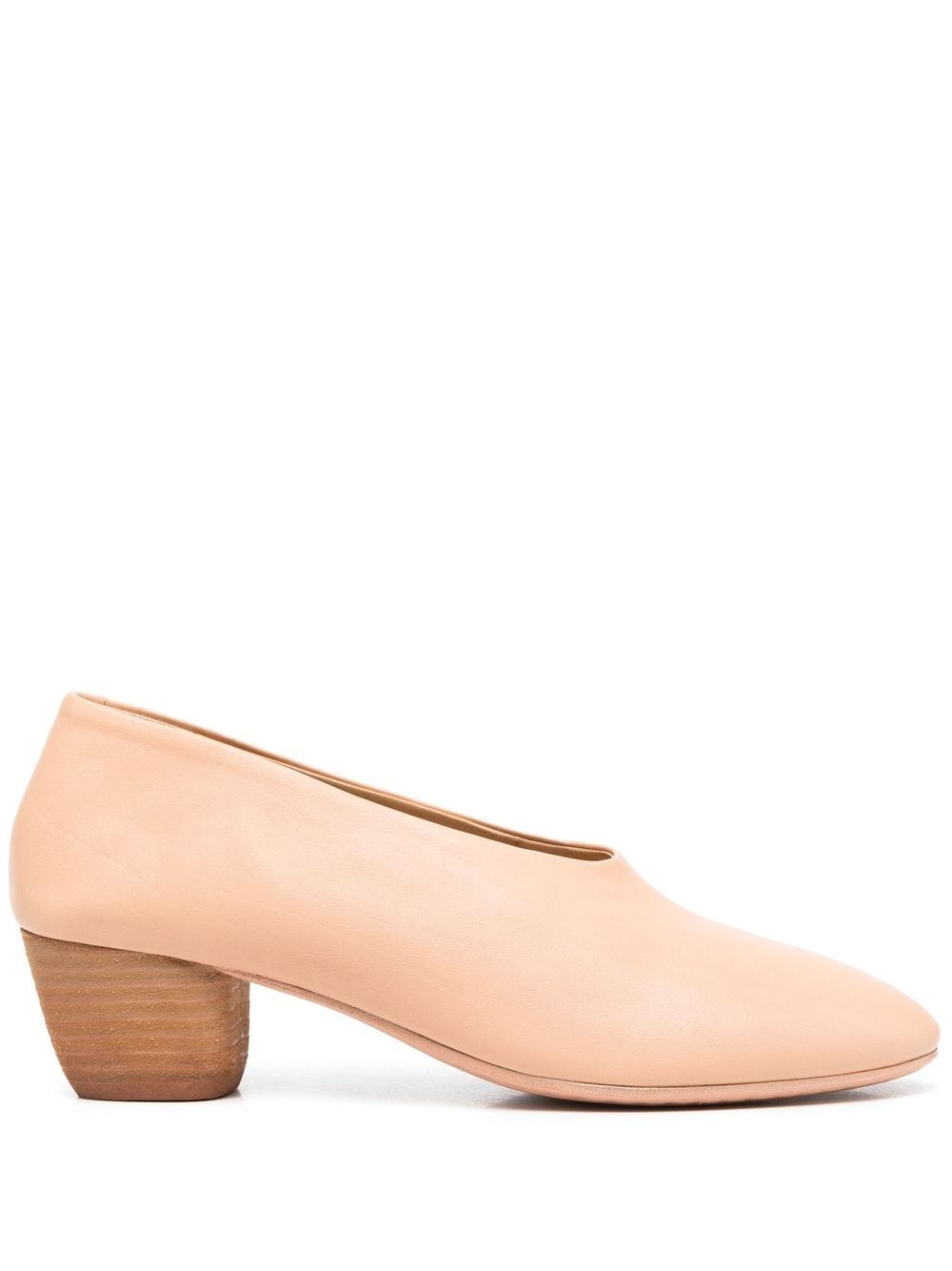 Marsèll leather almond-toe pumps - Neutrals von Marsèll