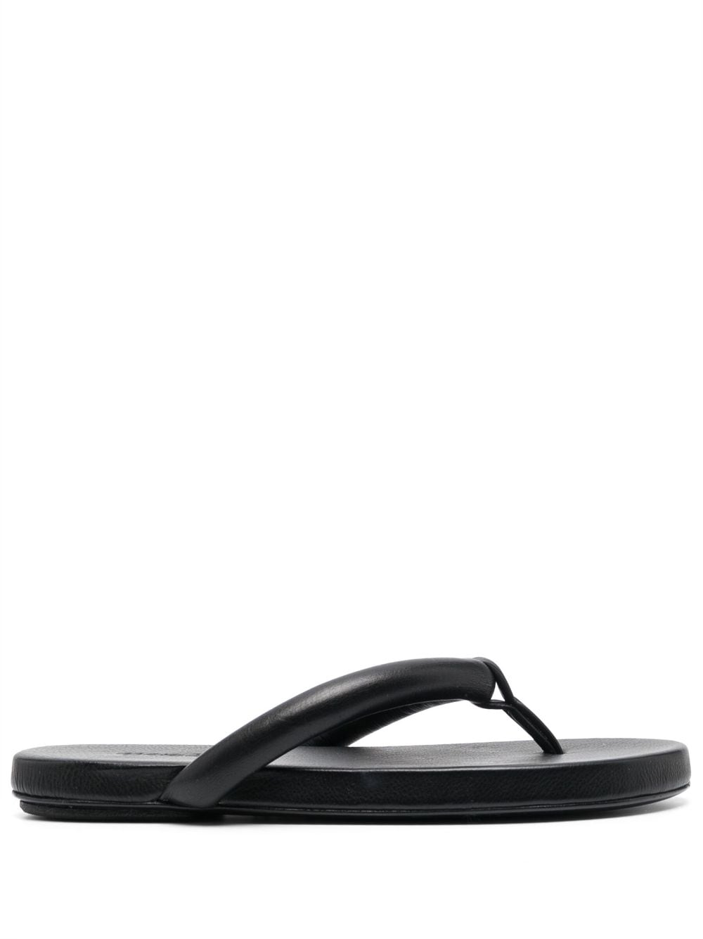 Marsèll leather flip flops - Black von Marsèll