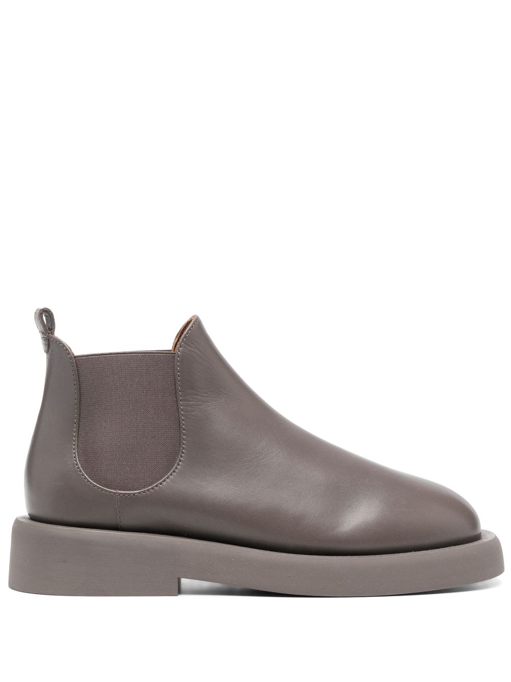 Marsèll leather round-toe slip-on boots - Grey von Marsèll