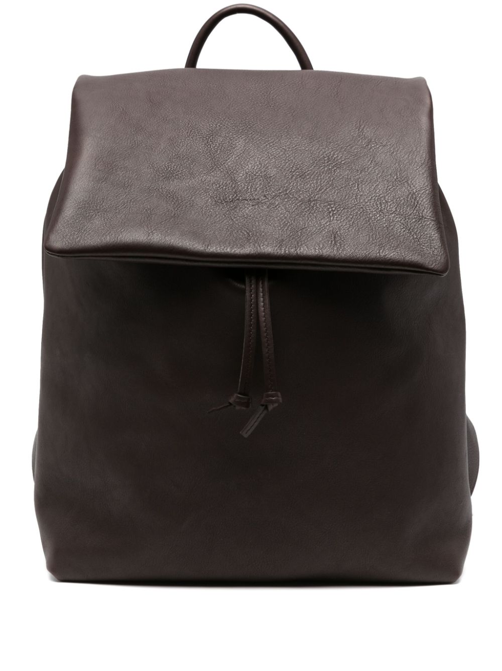 Marsèll logo-debossed leather backback - Brown von Marsèll