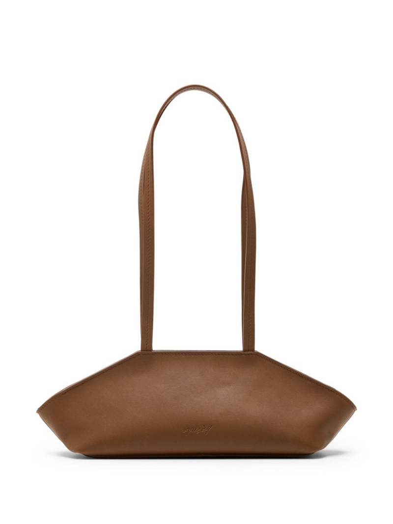 Marsèll logo-debossed leather shoulder bag - Brown von Marsèll