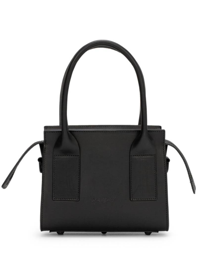 Marsèll logo-debossed leather tote bag - Black von Marsèll