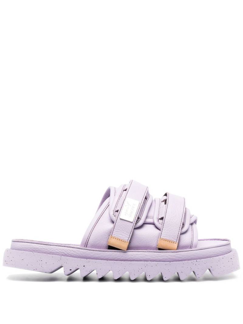 Marsèll open-toe touch-strap slides - Purple von Marsèll