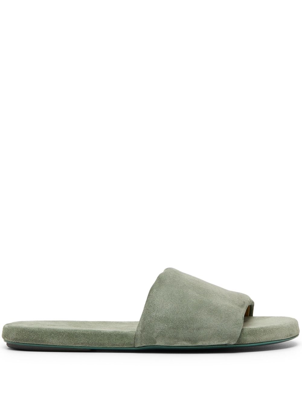 Marsèll padded suede slides - Green von Marsèll