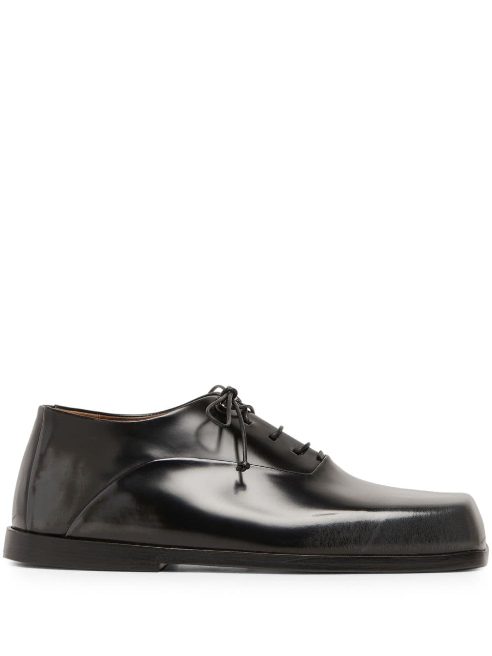 Marsèll panelled patent-leather oxford shoes - Black von Marsèll