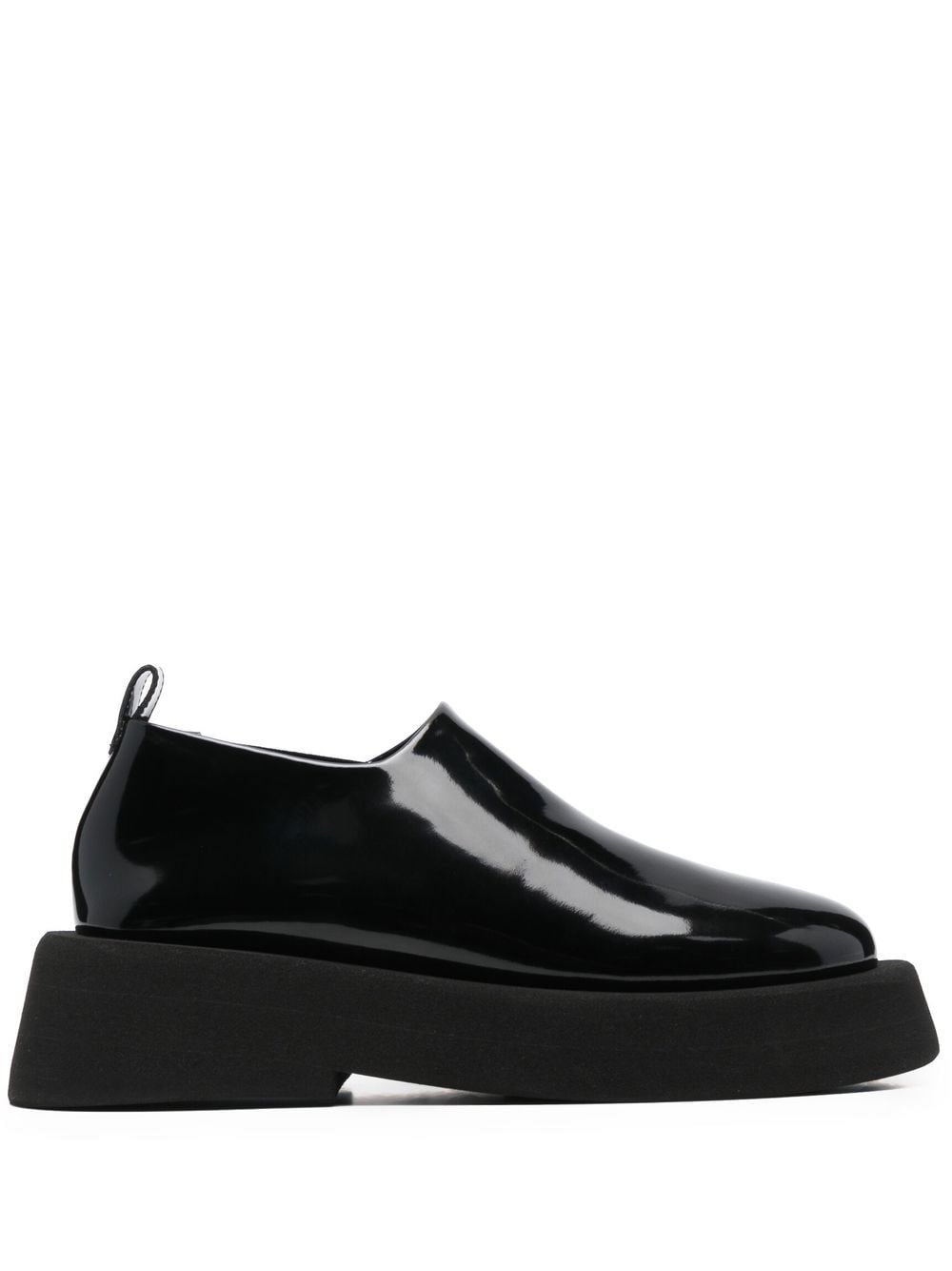 Marsèll platform patent loafers - Black von Marsèll