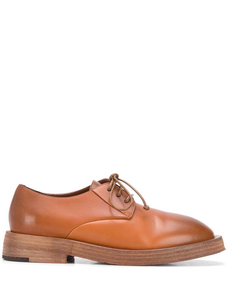 Marsèll polished lace-up shoes - Brown von Marsèll