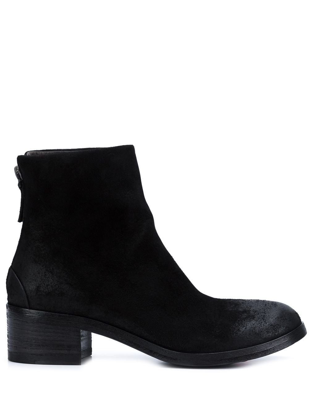 Marsèll rear zip ankle boots - Black von Marsèll