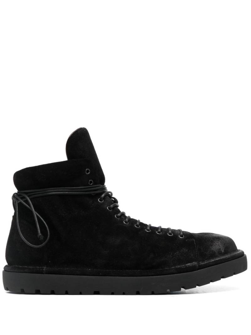 Marsèll round-toe lace-up leather boots - Black von Marsèll