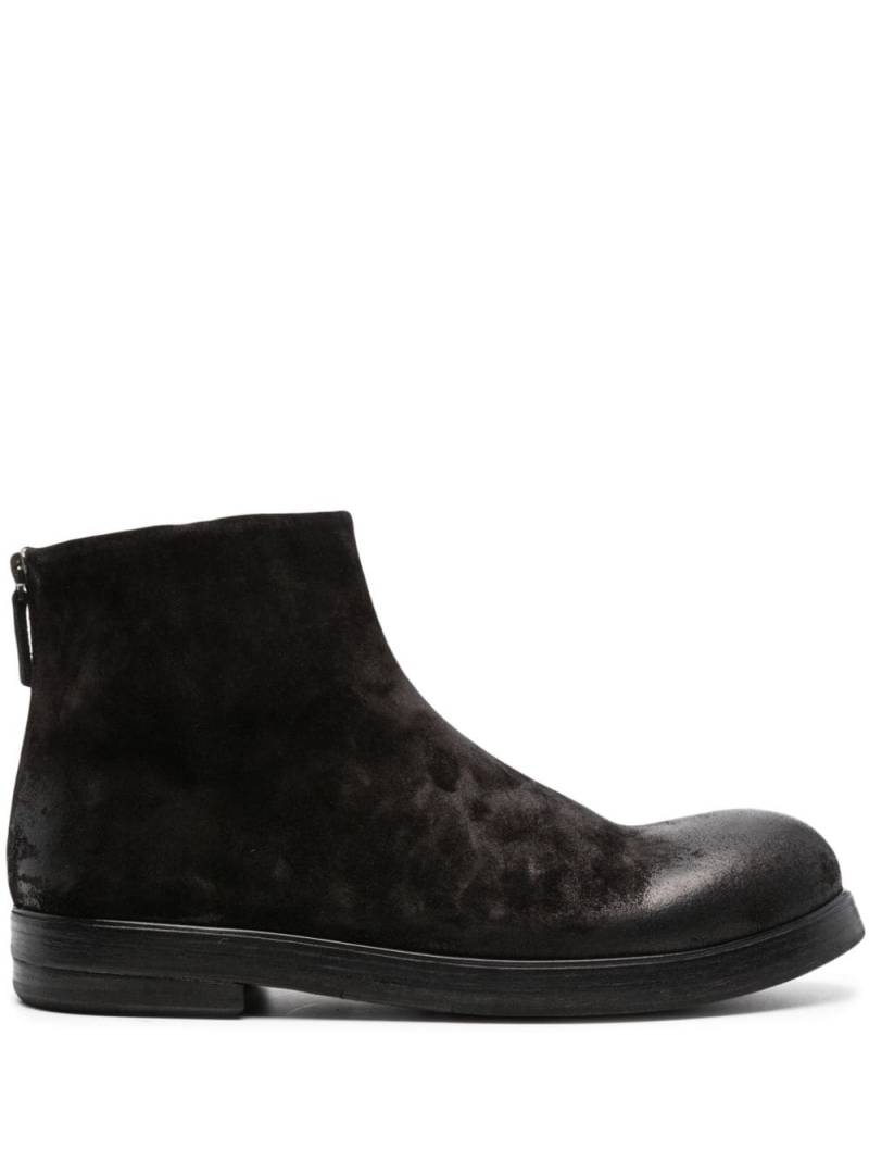 Marsèll round-toe leather ankle boots - Black von Marsèll