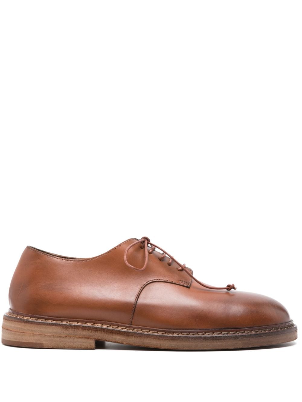 Marsèll round-toe leather derby shoes - Brown von Marsèll