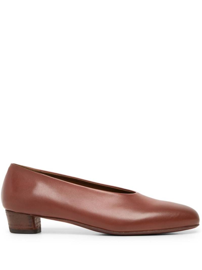 Marsèll round-toe leather pumps - Brown von Marsèll