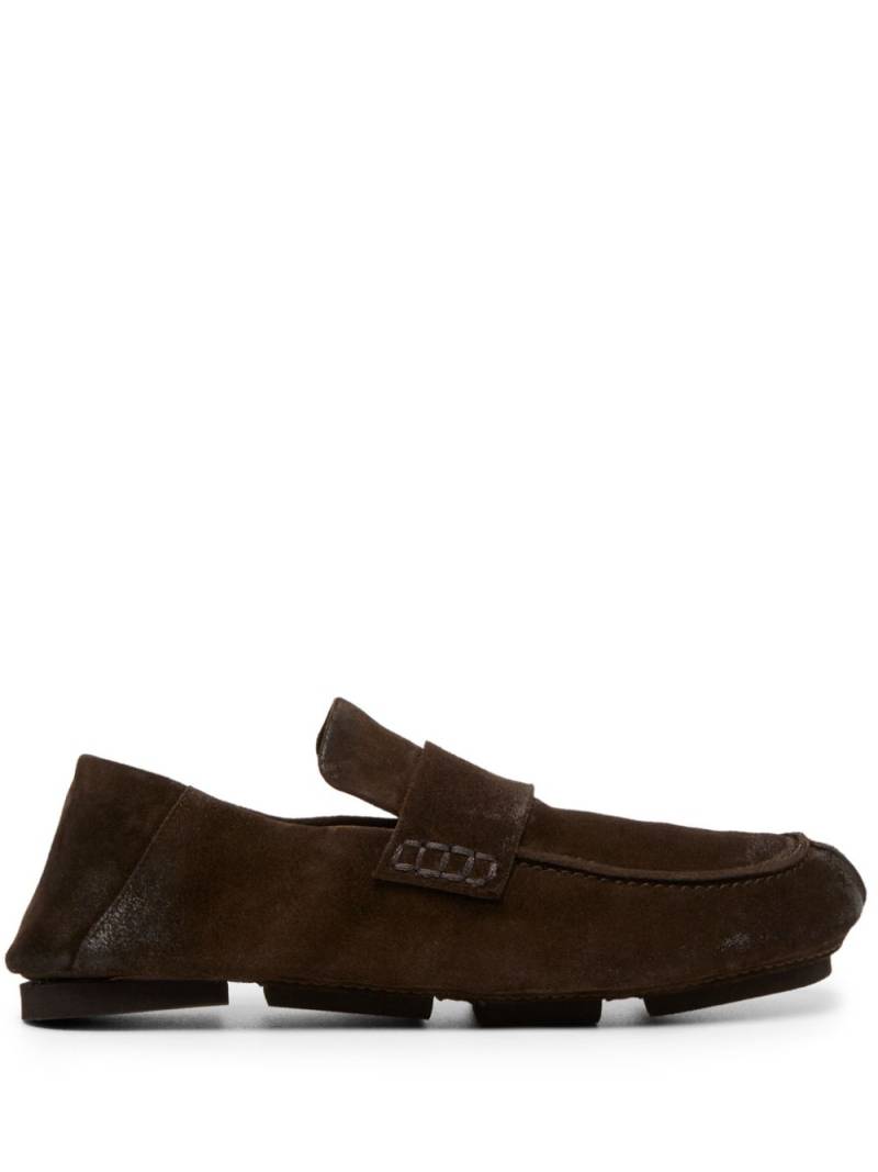 Marsèll round-toe suede loafers - Brown von Marsèll