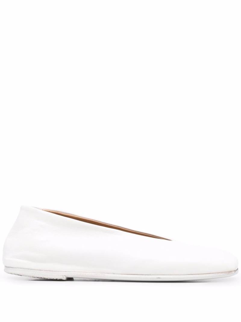 Marsèll square-toe ballerina shoes - White von Marsèll