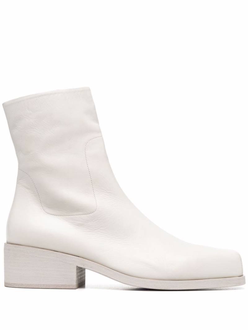 Marsèll square-toe block-heel boots - White von Marsèll