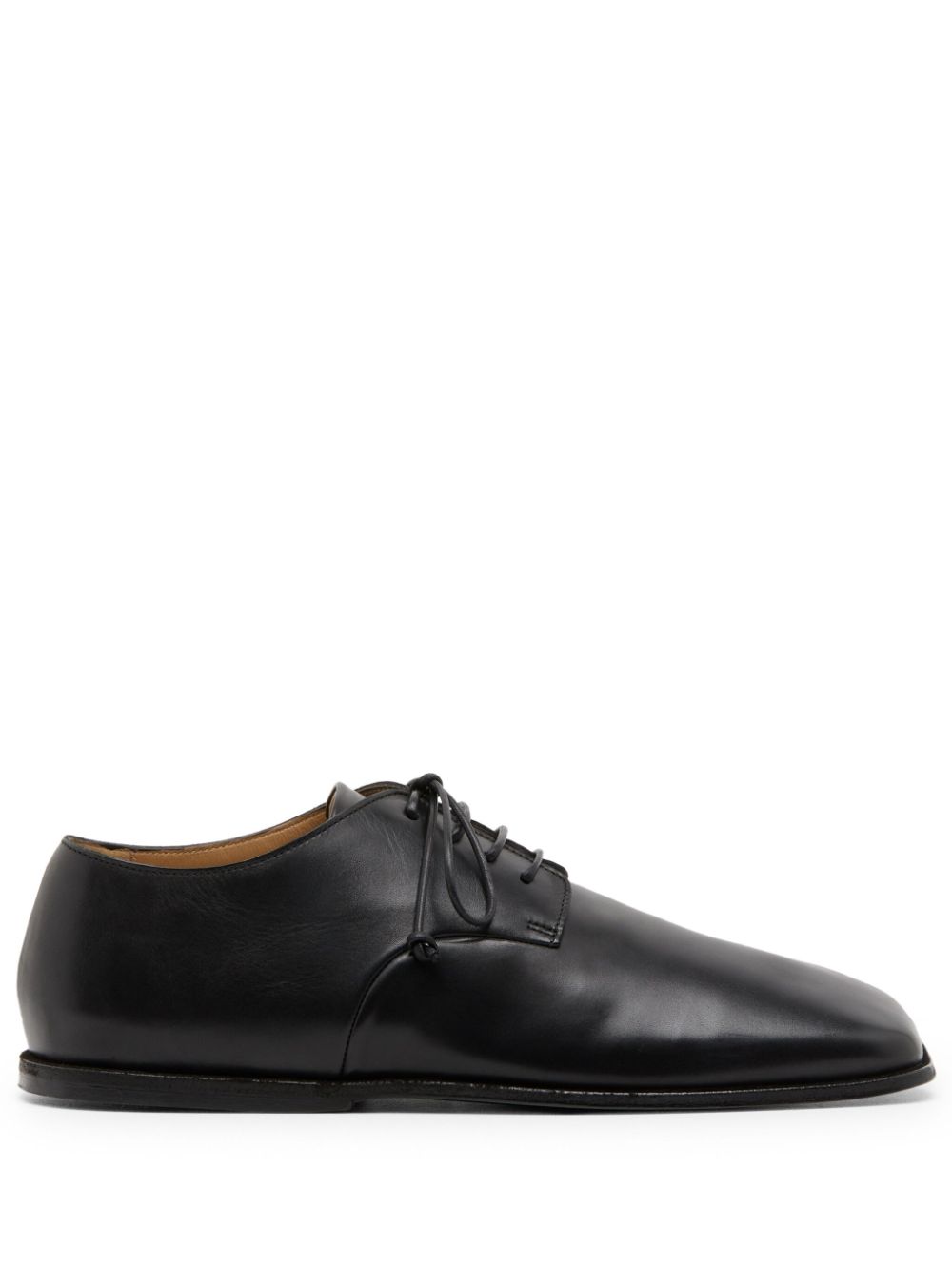 Marsèll square-toe leather derby shoes - Black von Marsèll