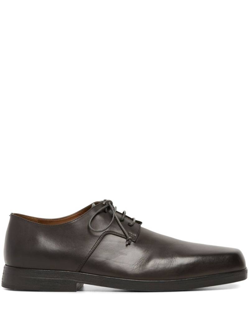 Marsèll square-toe leather derby shoes - Brown von Marsèll