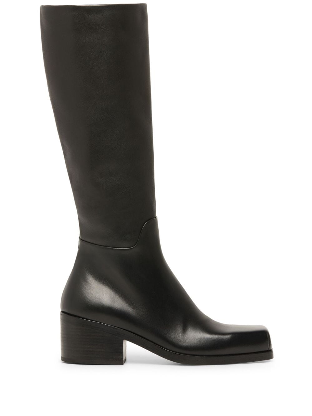 Marsèll square toe leather high boots - Black von Marsèll