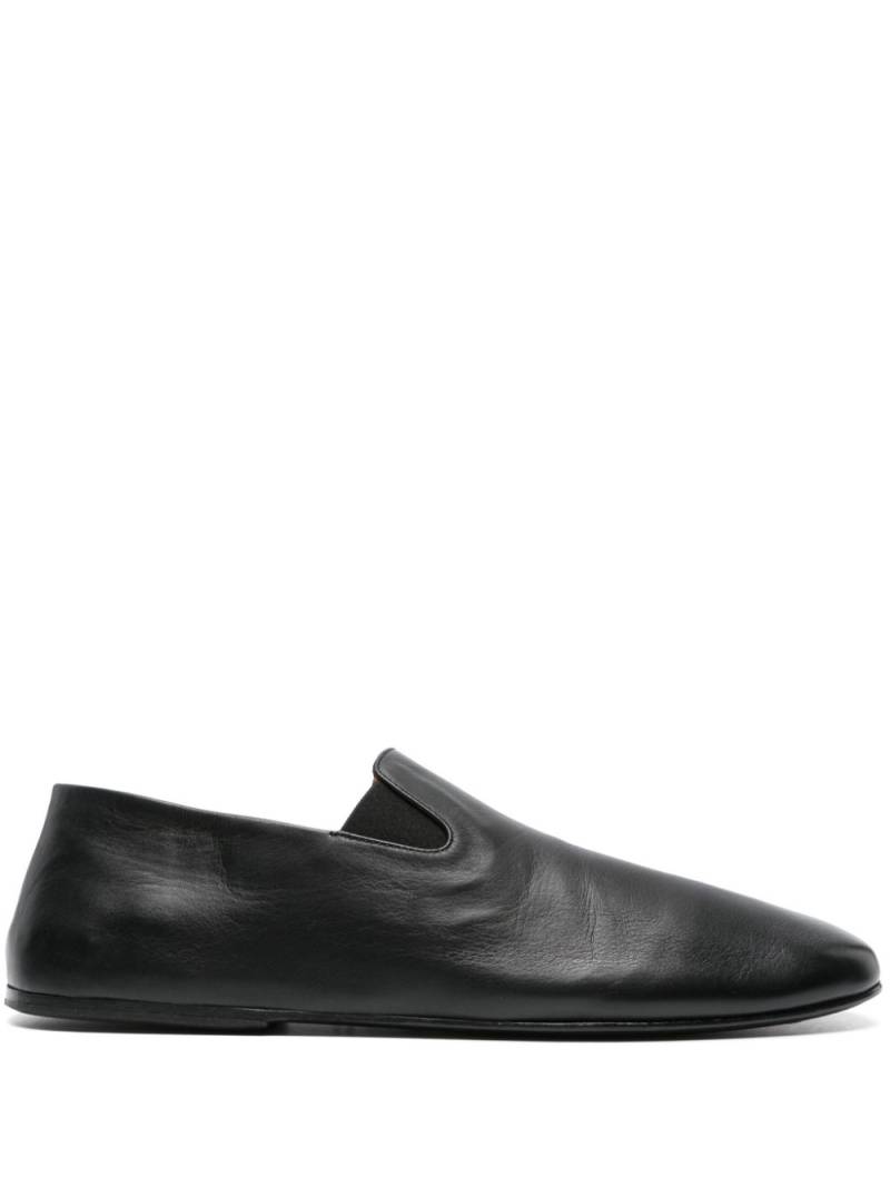 Marsèll square-toe leather loafers - Black von Marsèll