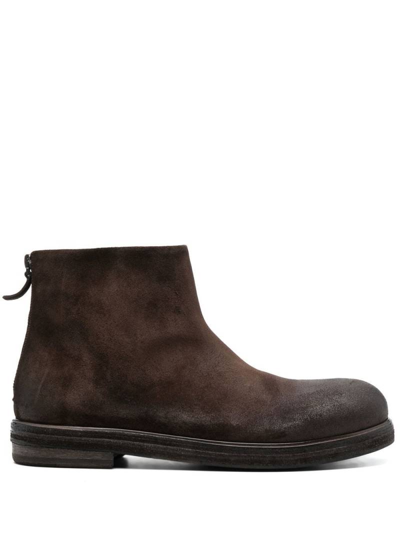 Marsèll worn-effect ankle boots - Brown von Marsèll