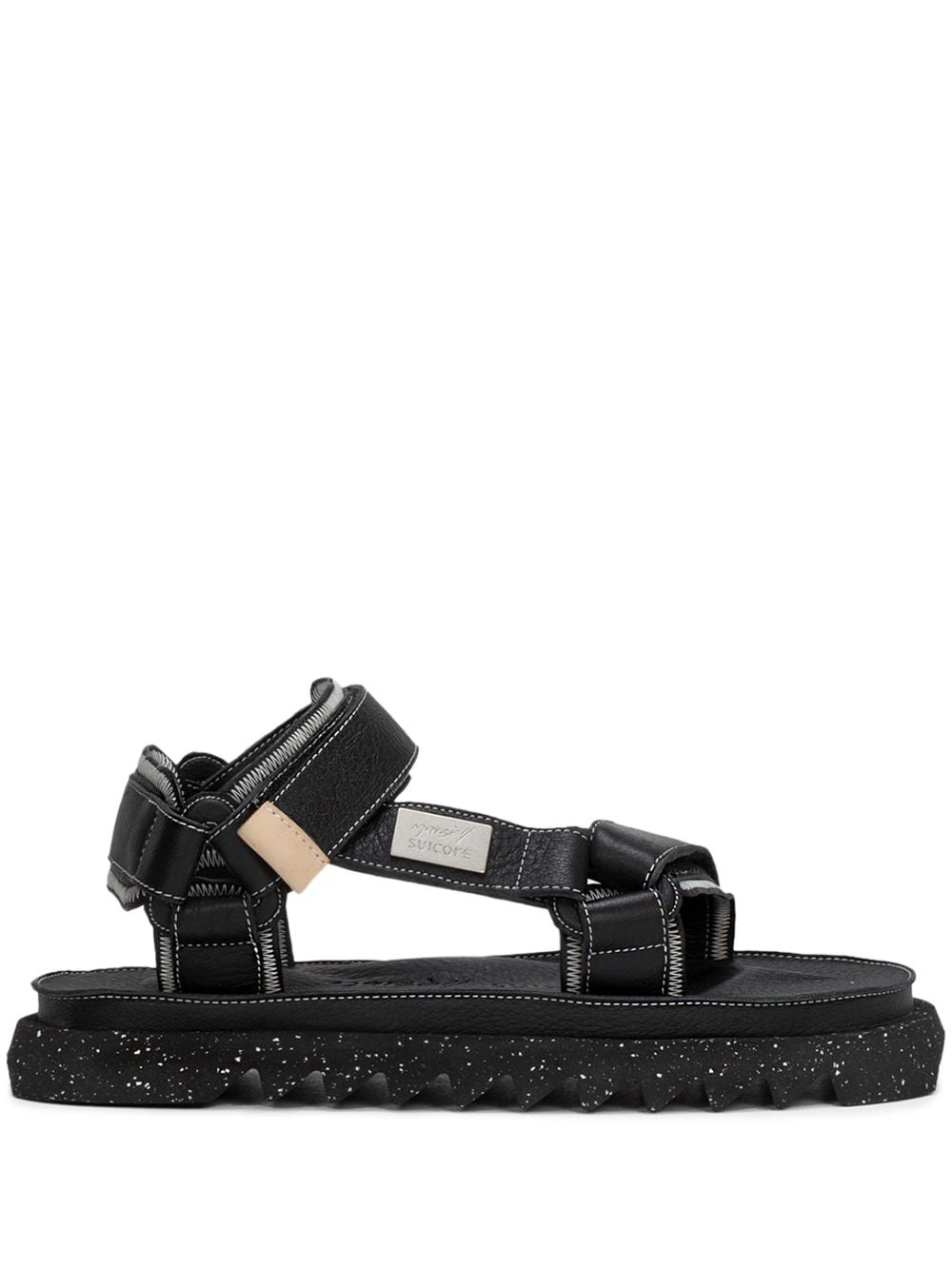 Marsèll x Suicoke Depa touch-strap sandals - Black von Marsèll