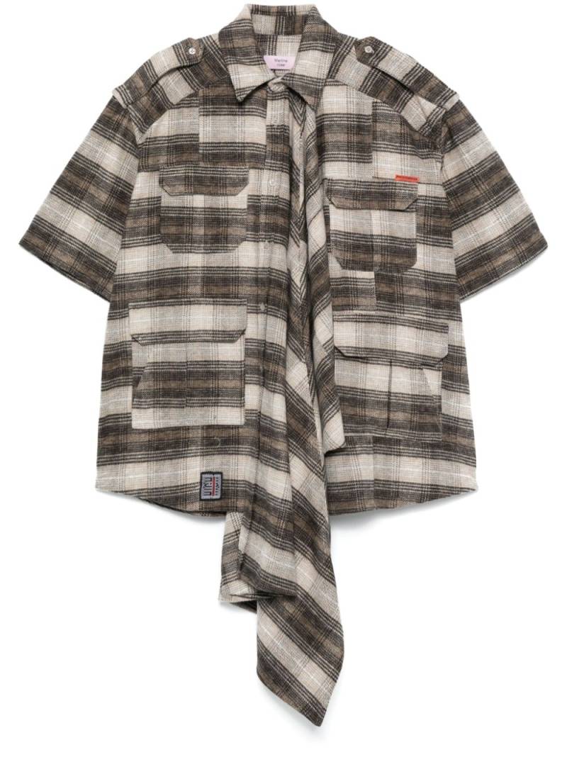 Martine Rose Blanket Safari shirt - Brown von Martine Rose