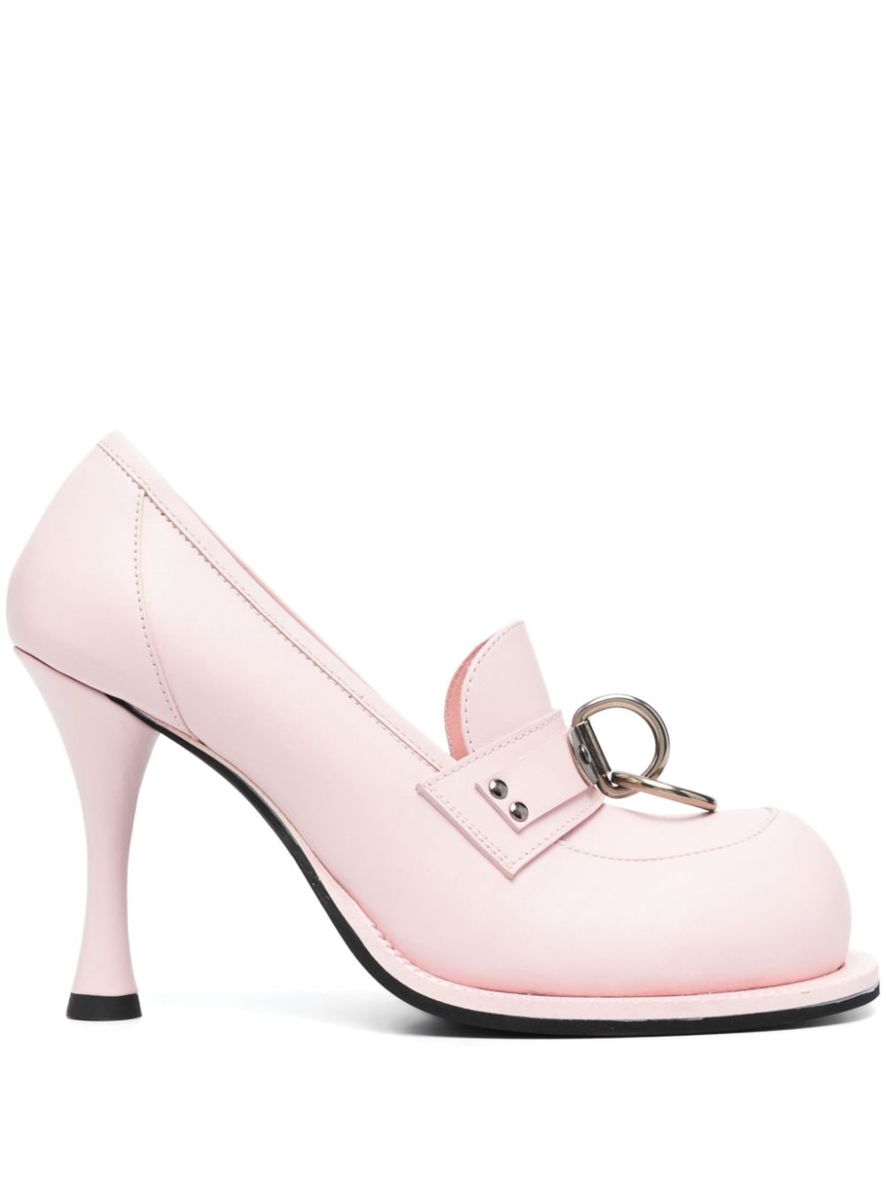 Martine Rose Bulb Toe 95mm leather pumps - Pink von Martine Rose