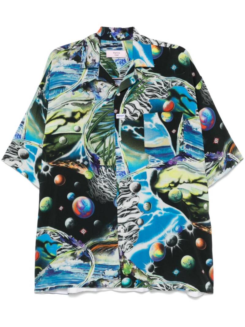 Martine Rose Hawaiian shirt - Blue von Martine Rose