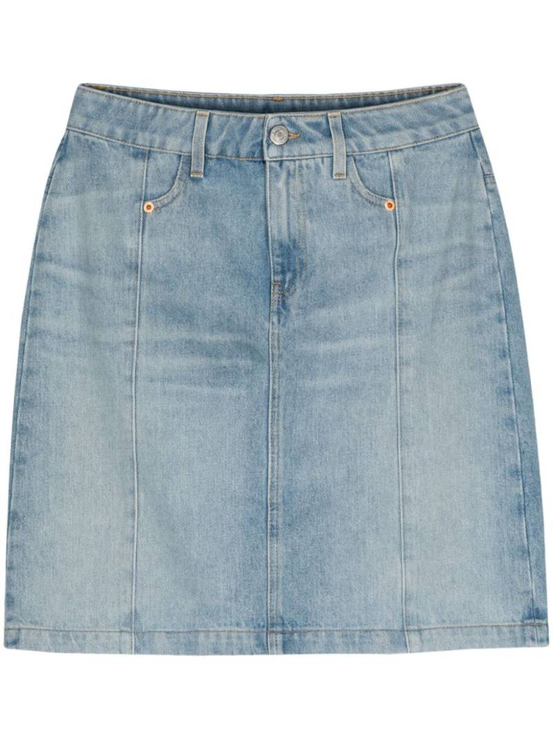 Martine Rose Narrow denim miniskirt - Blue von Martine Rose