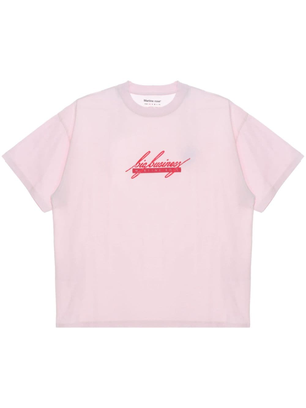 Martine Rose Oversized t-shirt - Pink von Martine Rose