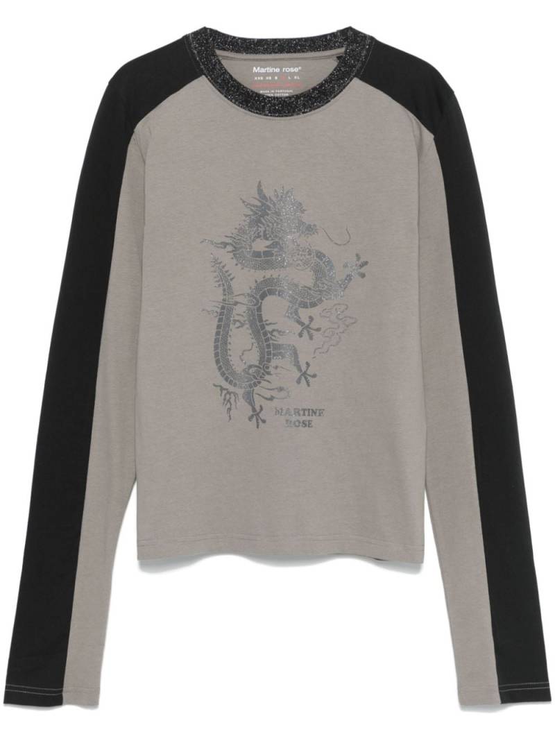 Martine Rose Shrunken T-shirt - Grey von Martine Rose