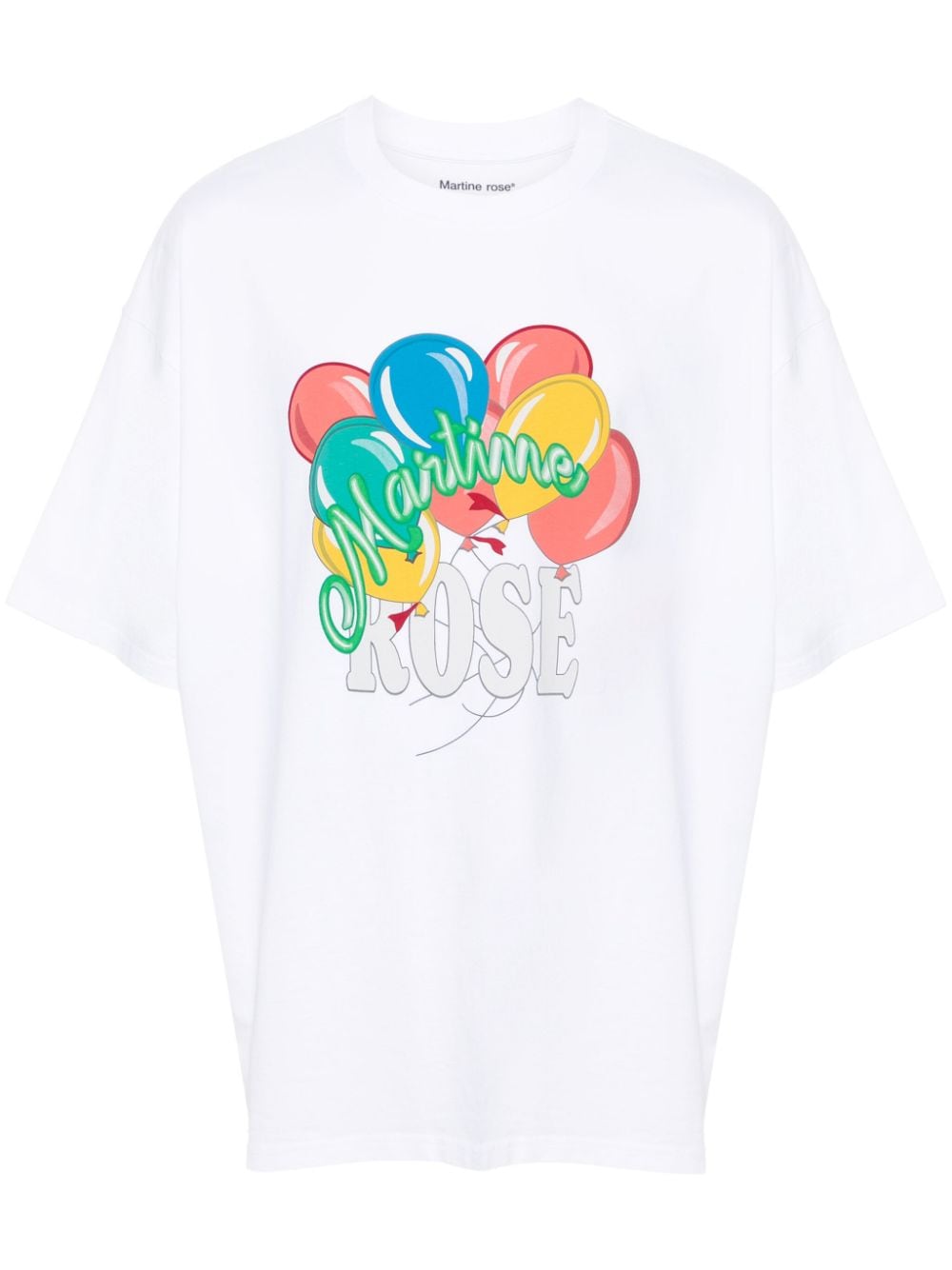 Martine Rose balloons-print T-shirt - White von Martine Rose