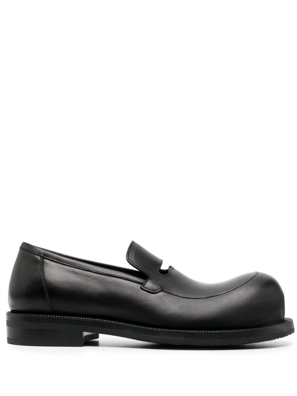 Martine Rose bulb-toe leather loafers - Black von Martine Rose