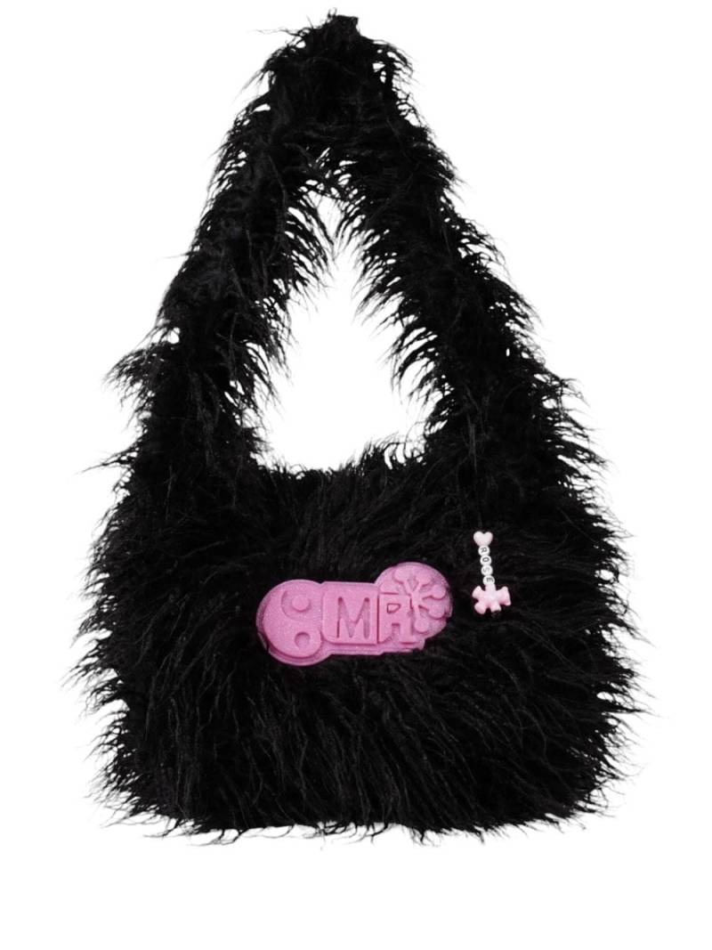 Martine Rose charm-detail faux-fur tote bag - Black von Martine Rose